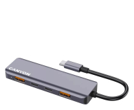 CANYON HUB DS-18 5 w 1 USB-C Szary - 1348472 - zdjęcie 2